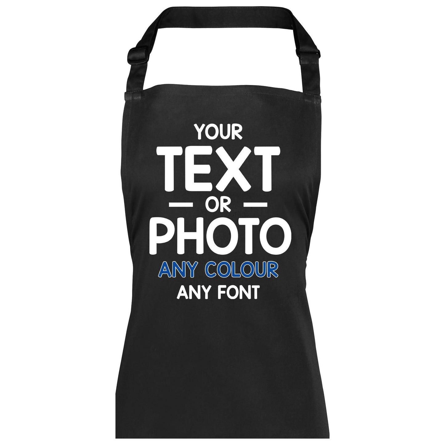 Custom Photo Text Apron