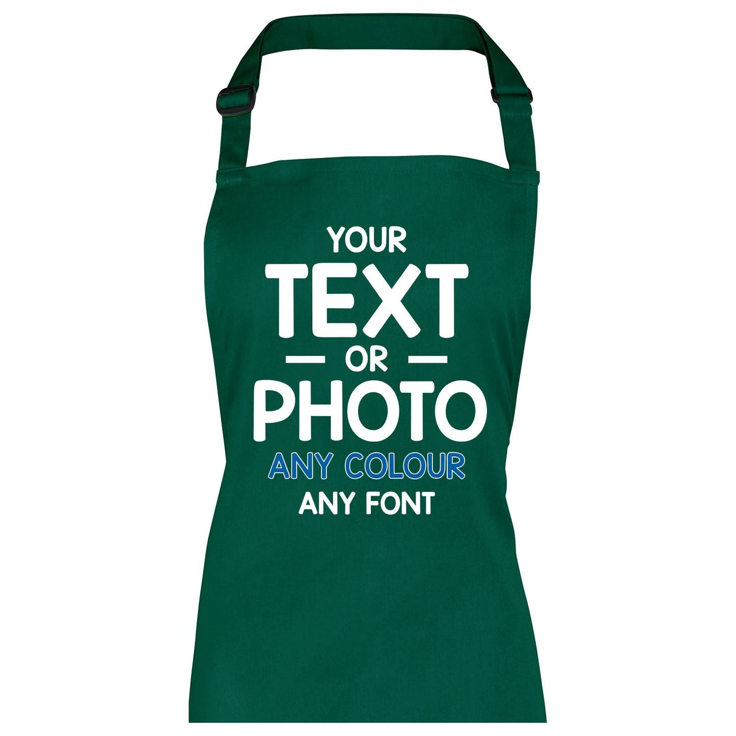 Custom Photo Text Apron