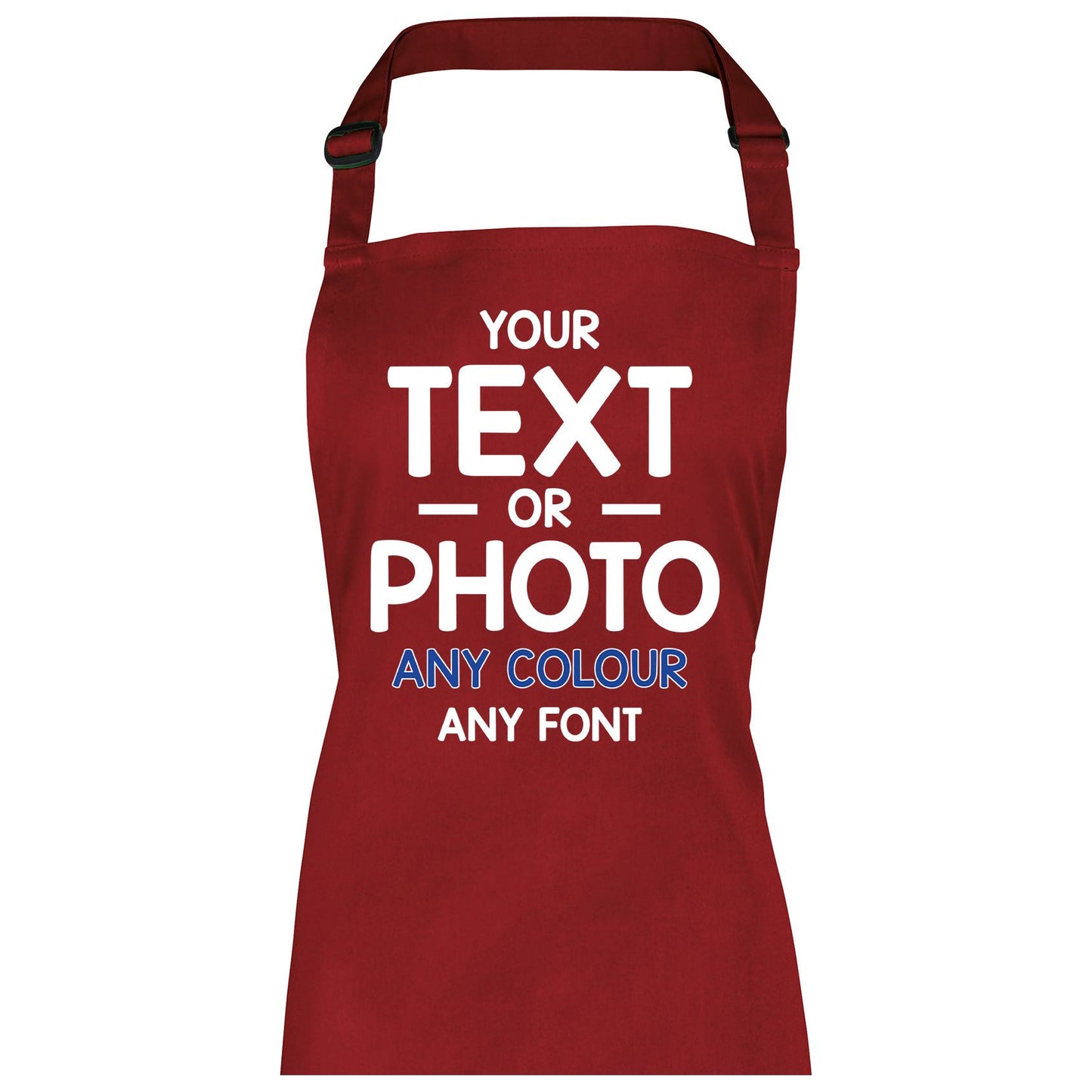 Custom Photo Text Apron