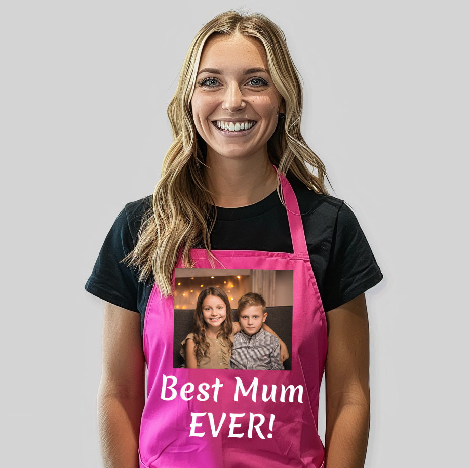 Custom Photo Text Apron