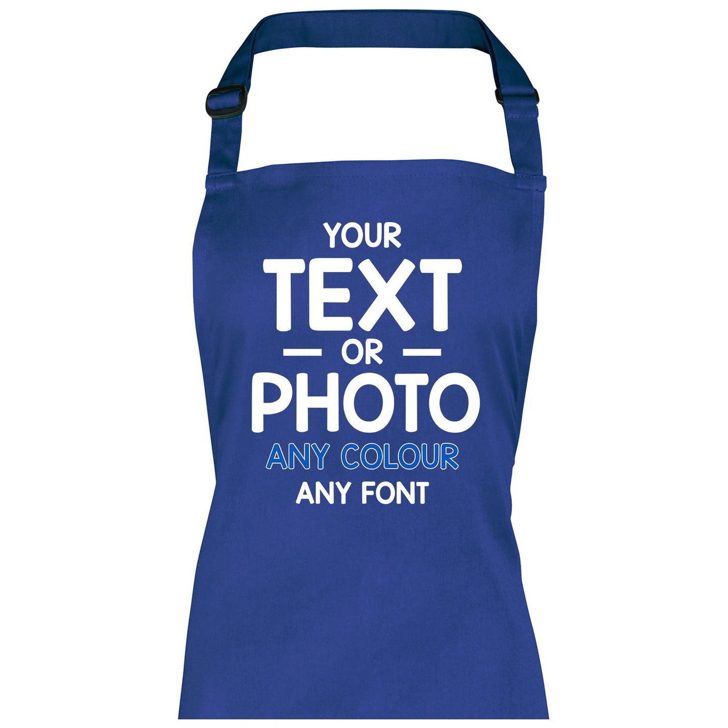 Custom Photo Text Apron