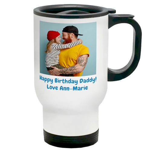 Personalised Photo Travel Mug